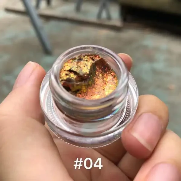 High Pigment Eyeshadow Multichrome Duochrome Flakes Cream Eyeshadow With Private Label