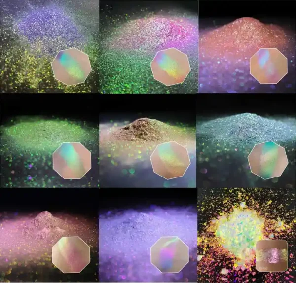 2022 New Pastel Duochrome Eyeshadow Palette Multichrome Pigments Singe Magnetic 100colors Loose Duochrome