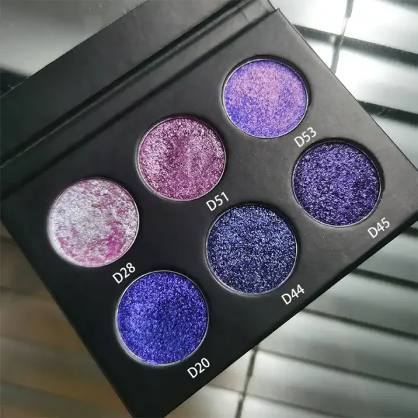 2024 women Makeup 6 Colors Multichrome Eyeshadow Waterproof High pigment eyeshadow Palette customized makeup