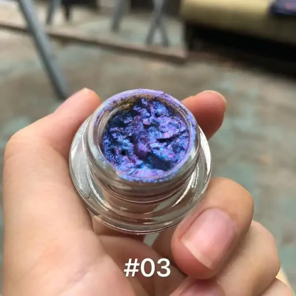 High Pigment Eyeshadow Multichrome Duochrome Flakes Cream Eyeshadow With Private Label