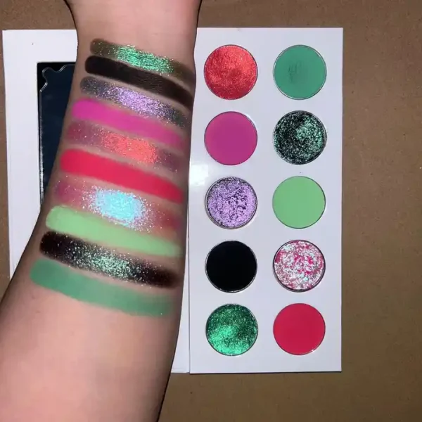 pressed duochrome eyeshadow multi duochrome eyeshadow palette singles chameleon vegan pigment shadows