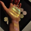 OEM 15 Colors Cosmetic Holographic Duochrome Glitter Pigment EyeShadow 36mm Pan Multichrome Chameleon Eyeshadow For Eye Makeup