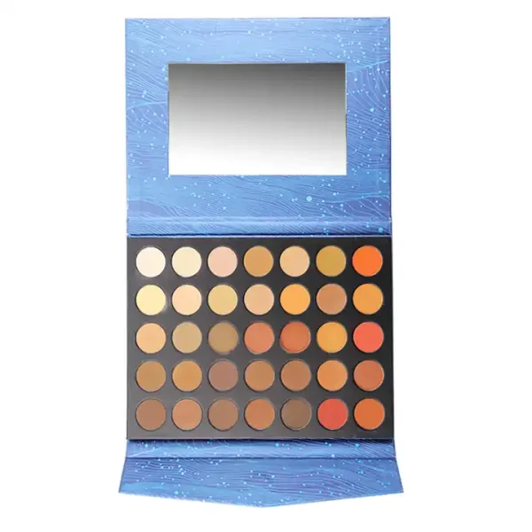 2020 Beautiful 35 Color Shimmer Matte Eyeshadow Eye Shadow Palette DHL Vegan Glitter Waterproof NUDE FEDEX OEM Customized Long