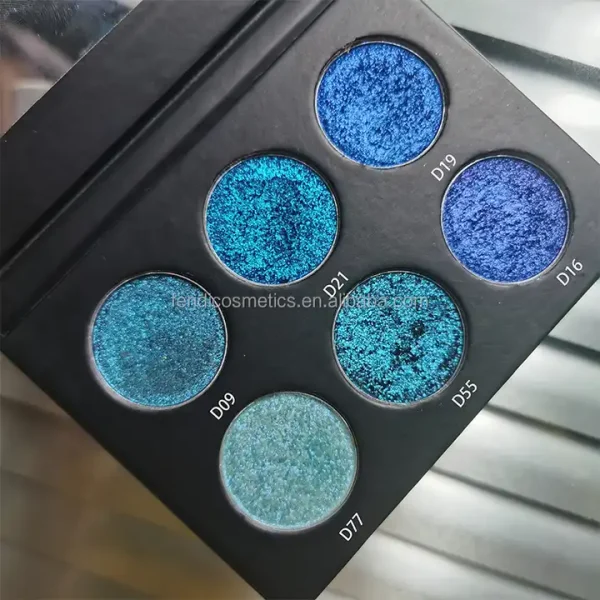 2024 women Makeup 6 Colors Multichrome Eyeshadow Waterproof High pigment eyeshadow Palette customized makeup