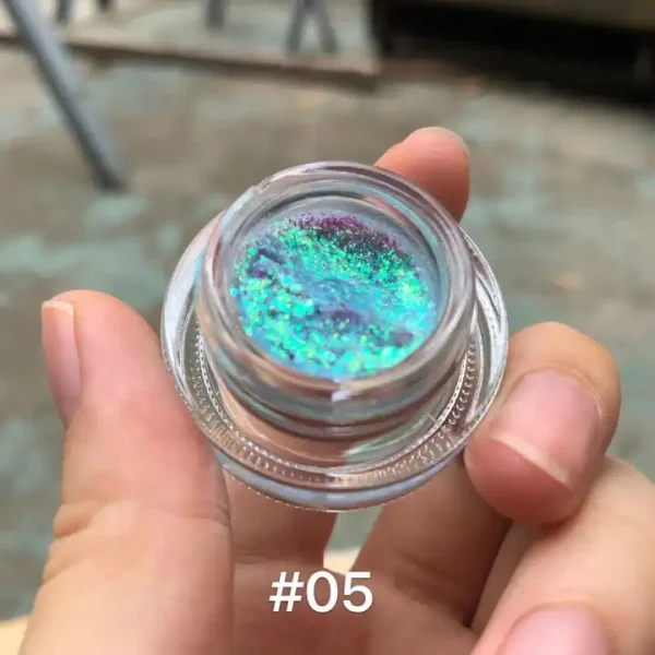 High Pigment Eyeshadow Multichrome Duochrome Flakes Cream Eyeshadow With Private Label
