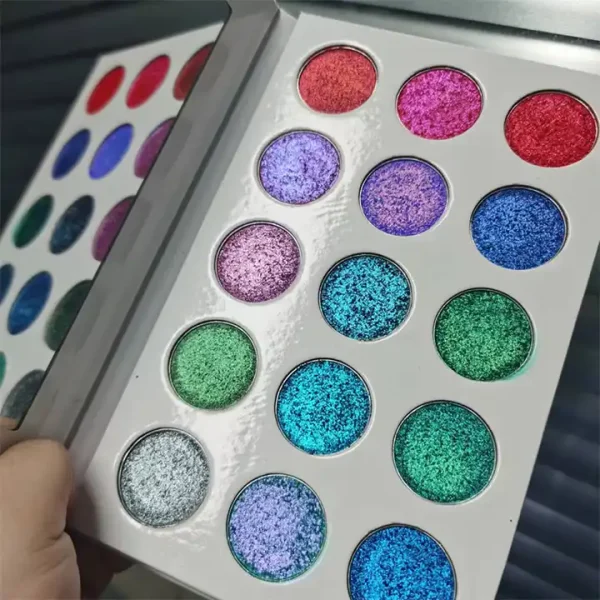 DIY Eye Shadow Palette 9 Colors Vegan Duochrome Multichrome Waterproof High Pigment Makeup Oem Customized eyeshadow palette