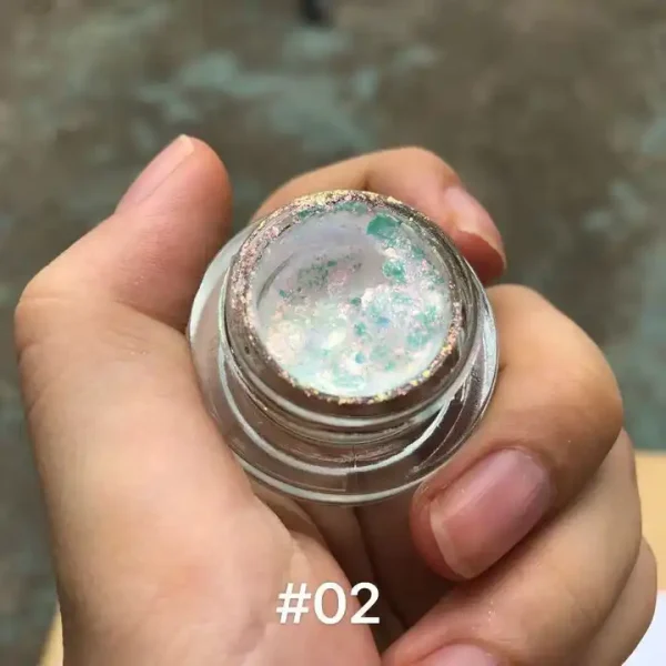 High Pigment Eyeshadow Multichrome Duochrome Flakes Cream Eyeshadow With Private Label