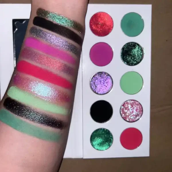 pressed duochrome eyeshadow multi duochrome eyeshadow palette singles chameleon vegan pigment shadows
