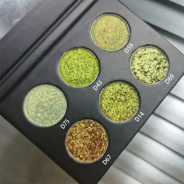 2024 women Makeup 6 Colors Multichrome Eyeshadow Waterproof High pigment eyeshadow Palette customized makeup