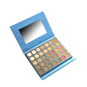 2020 Beautiful 35 Color Shimmer Matte Eyeshadow Eye Shadow Palette DHL Vegan Glitter Waterproof NUDE FEDEX OEM Customized Long