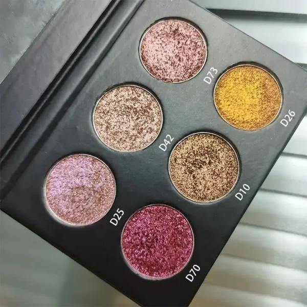 2024 women Makeup 6 Colors Multichrome Eyeshadow Waterproof High pigment eyeshadow Palette customized makeup