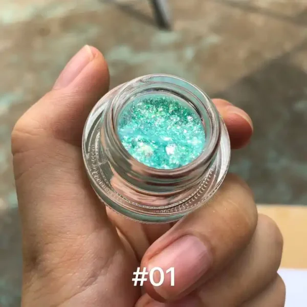 High Pigment Eyeshadow Multichrome Duochrome Flakes Cream Eyeshadow With Private Label