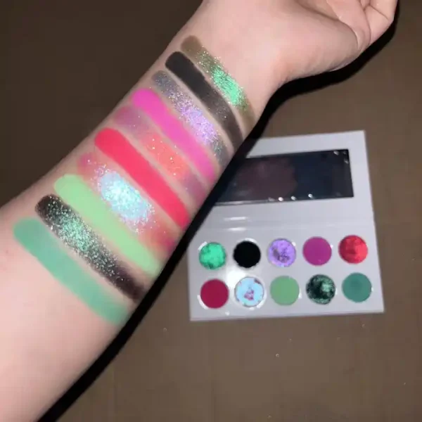 pressed duochrome eyeshadow multi duochrome eyeshadow palette singles chameleon vegan pigment shadows