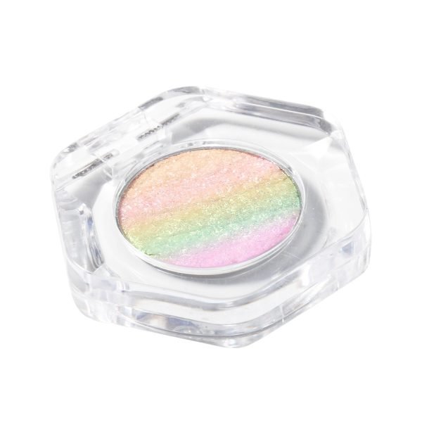 Chameleon Eyeshadow Rainbow Eyeshadow Optical Light Eyeshadow Diamond Bright Light Portable Cross-Border Color Makeup