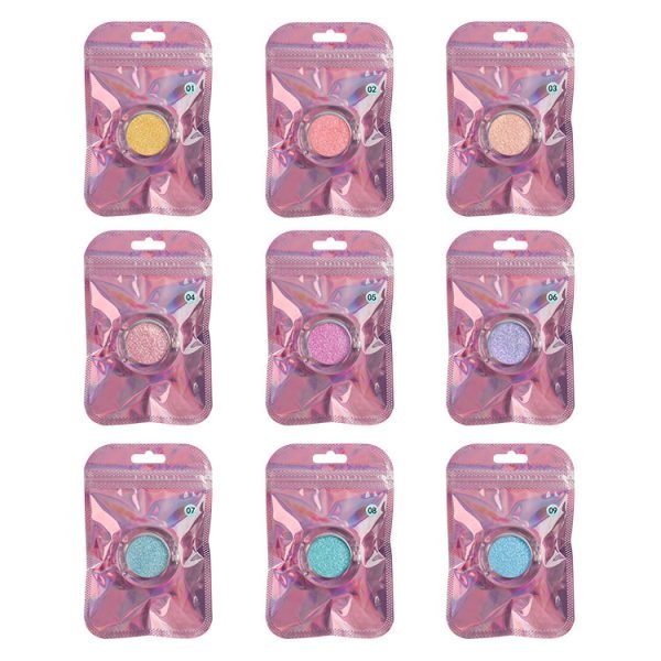 Optical Chameleon Light Eye Shadow Diamond Bright Eye Shadow Color Eye Shadow Wholesale Cross-Border E-Commerce Explosions 10 Color Number