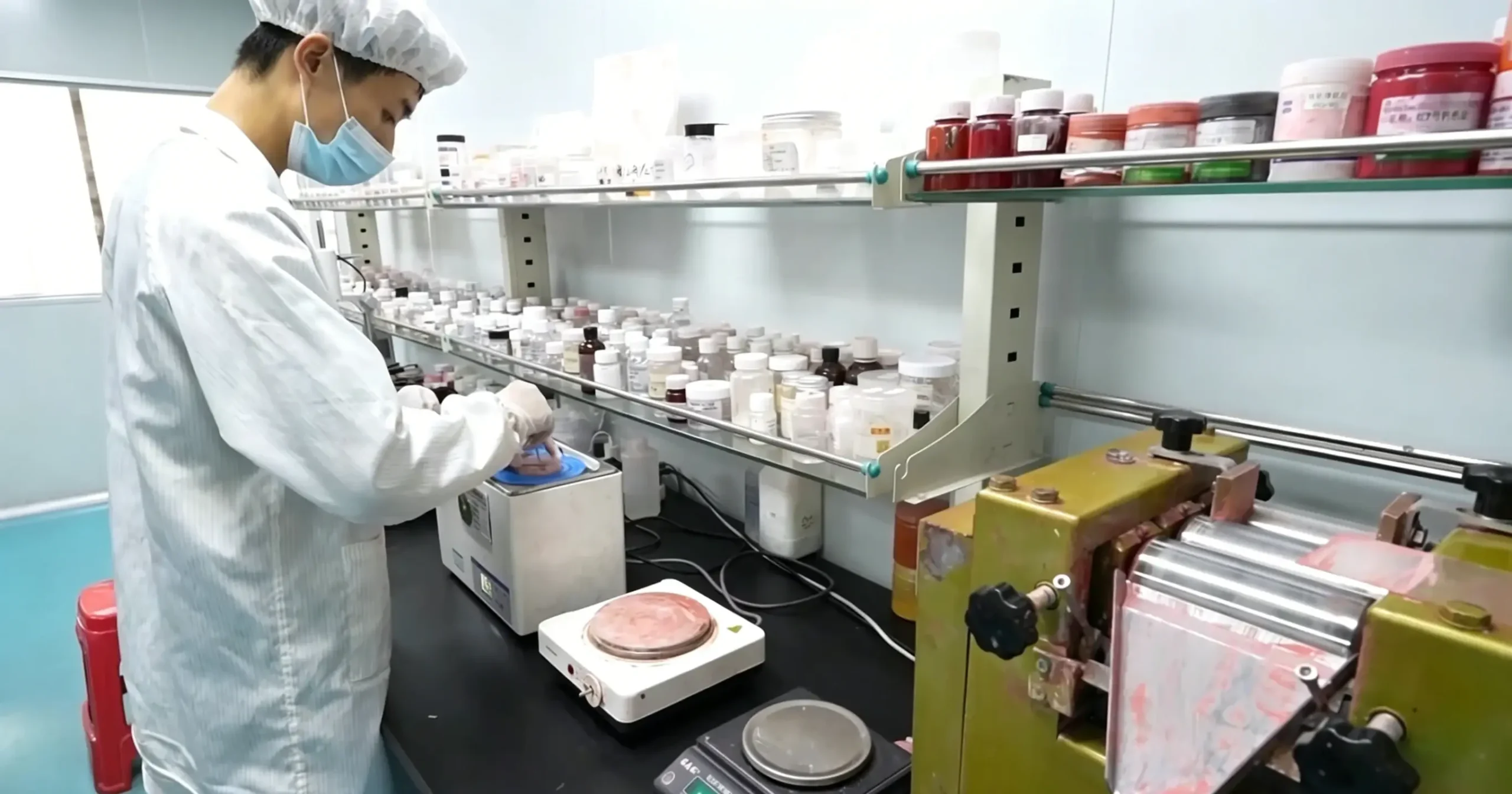Custom eyeshadow palette sample approval before bulk production