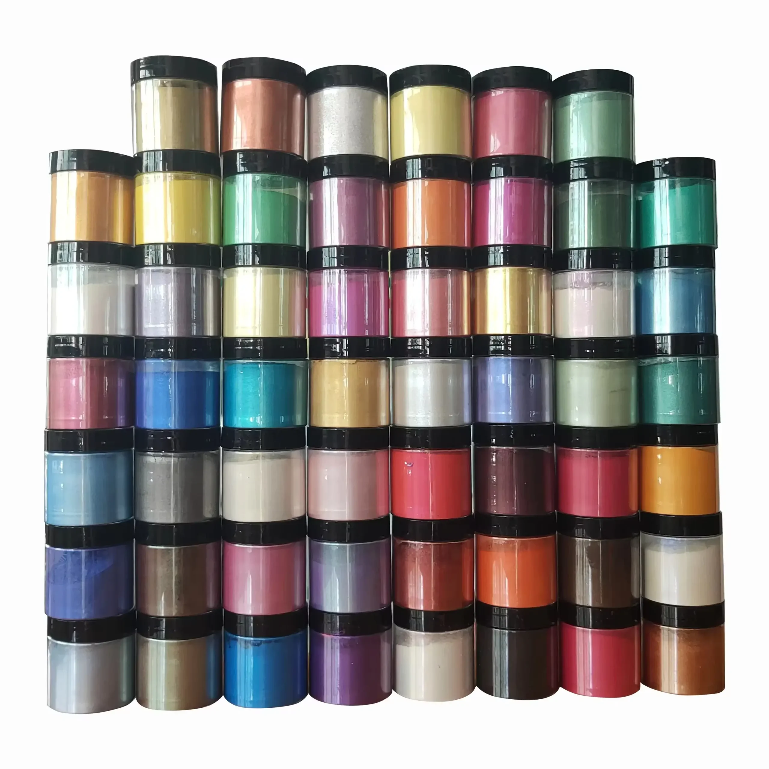 Loose holographic eyeshadow color and reflection direction
